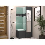 Έπιπλο υποδοχής Orion XXV-Ανθρακί - Μέντα