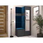 Έπιπλο υποδοχής Orion XXV-Ανθρακί - Μπλε