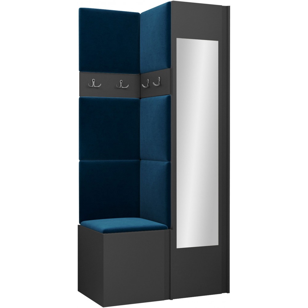 Έπιπλο υποδοχής Orion XXV-Ανθρακί - Μπλε