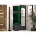 Έπιπλο υποδοχής Orion XXV-Ανθρακί - Κυπαρισσί