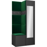 Έπιπλο υποδοχής Orion XXV-Ανθρακί - Κυπαρισσί