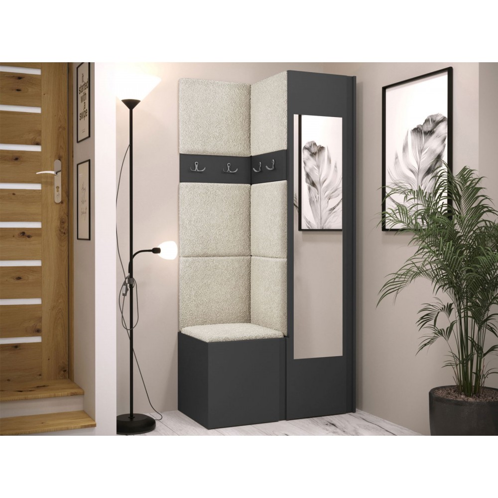 Έπιπλο υποδοχής Orion XXV-Ανθρακί - Εκρού