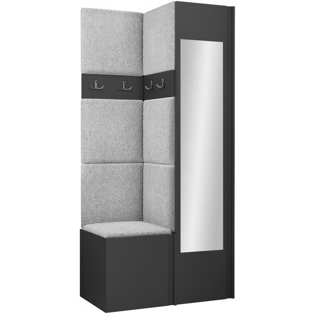 Έπιπλο υποδοχής Orion XXV-Ανθρακί - Γκρι Ανοιχτό