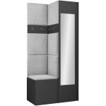 Έπιπλο υποδοχής Orion XXV-Ανθρακί - Γκρι Ανοιχτό