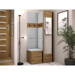 Έπιπλο υποδοχής Orion XXV-Φυσικό - Γκρι Ανοιχτό