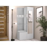 Έπιπλο υποδοχής Orion XXV-Λευκό - Γκρι ανοιχτό