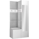 Έπιπλο υποδοχής Orion XXV-Λευκό - Γκρι ανοιχτό