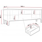 Έπιπλο τηλεόρασης Malumi ML05