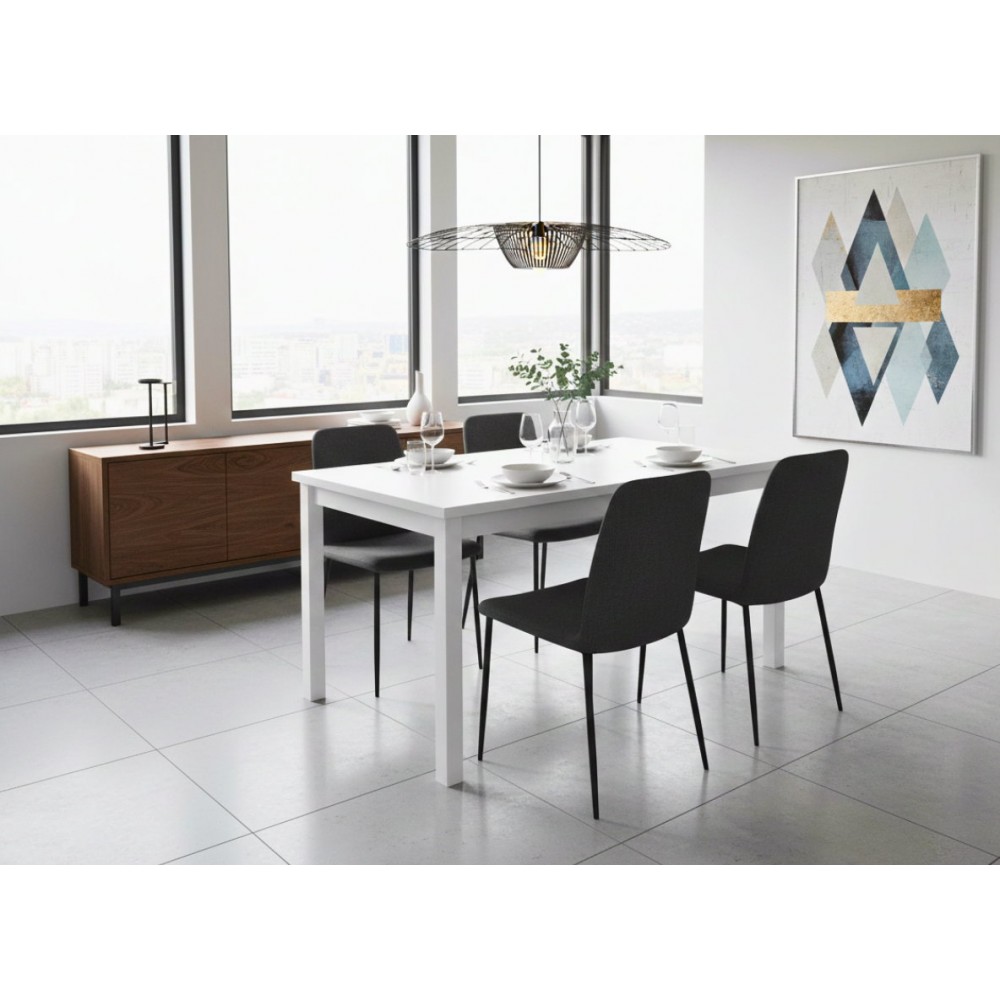 Τραπέζι Adam 100-Leuko 100x60x75