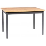 Τραπέζι Adam 100-Fusiko Anthraki 100x60x75