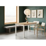 Τραπέζι Adam 100-Fusiko Leuko 100x60x75