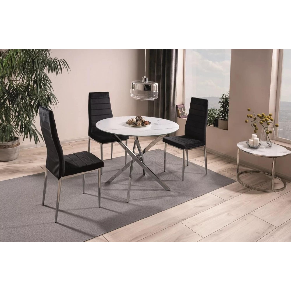 Τραπέζι Agis-Ashmi 90x90x75