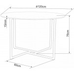 Τραπέζι Alto 120x120x76