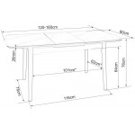 Επεκτεινόμενο Τραπέζι Apollo 120x80x76