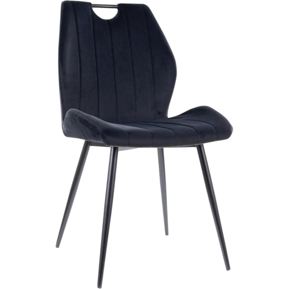 Καρέκλα Arco Velvet-Mauro 58x51x91