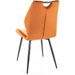 Καρέκλα Arco Velvet-Kafe 58x51x91