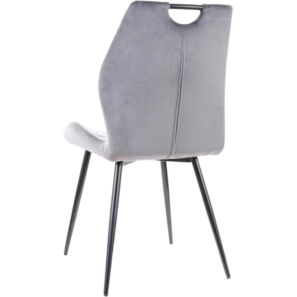 Καρέκλα Arco Velvet-Gkri 58x51x91