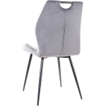 Καρέκλα Arco Velvet-Gkri 58x51x91
