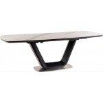 Επεκτεινόμενο Τραπέζι Armani-Leuko Mauro 160x90x76
