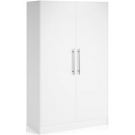 Ντουλάπα Luvia II Δίφυλλη-Λευκό 120x60x200