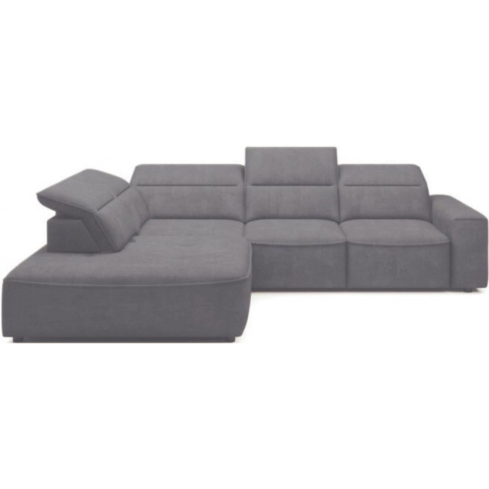 Γωνιακός καναπές Cenedra-Γκρι-Αριστερή