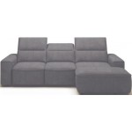 Γωνιακός καναπές Cenedra mini-Γκρι-Δεξιά 275x182x81