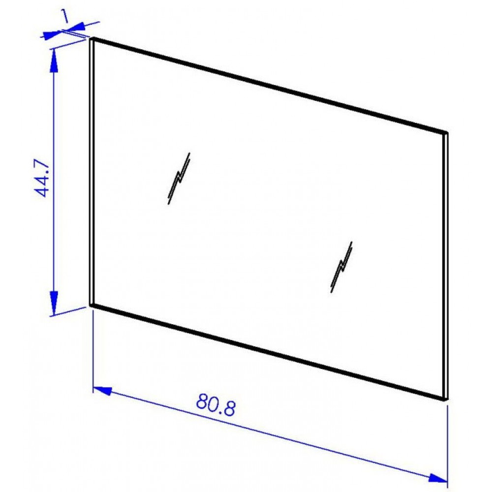 Γυάλινη επιφάνεια συρταριέρας Sergo