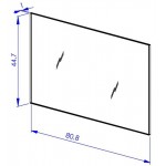 Γυάλινη επιφάνεια συρταριέρας Sergo