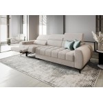 Καναπές Calyra Relax Τριθέσιος-Εκρού 263x97x95