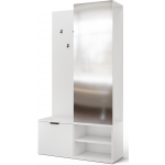 Έπιπλο Υποδοχής Oratto-Λευκό 100x35x189