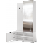 Έπιπλο Υποδοχής Oratto-Λευκό 100x35x189