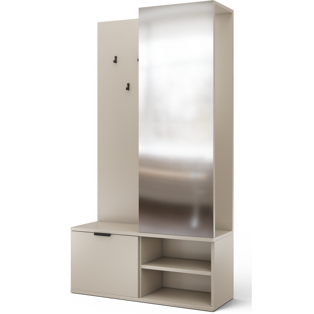 Έπιπλο Υποδοχής Oratto-Γκρέζ 100x35x189
