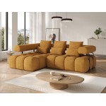 Γωνιακός Καναπές Velly-Μουσταρδί-Αριστερή 260x184x102