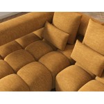 Γωνιακός Καναπές Velly-Μουσταρδί-Αριστερή 260x184x102