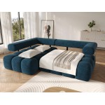 Γωνιακός Καναπές Velly-Μπλε-Αριστερή 260x184x102