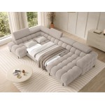 Γωνιακός Καναπές Rafeno-Μπεζ-Αριστερή