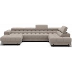 Γωνιακός Καναπές Rafeno-Μπεζ-Δεξιά