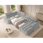 Γωνιακός Καναπές Rafeno-Γκρι-Αριστερή