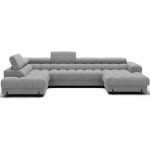 Γωνιακός Καναπές Rafeno-Γκρι-Αριστερή