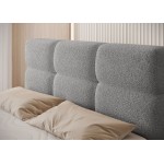 Επενδυμένο κρεβάτι Padion-Γκρι-120 x 200