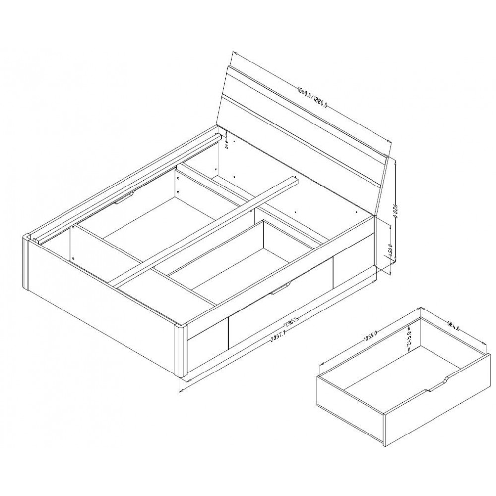 Κρεβάτι Delta Plus