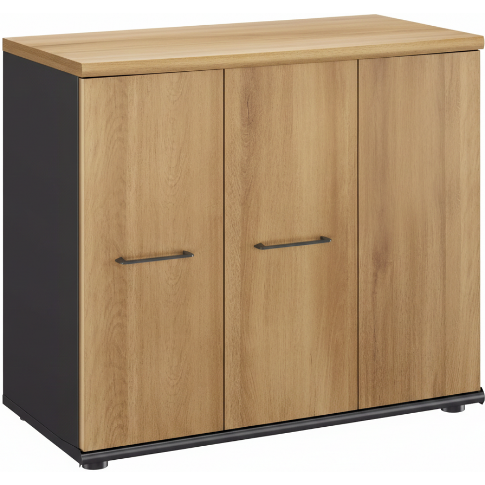 Ντουλάπα Γραφείου Drawzy-Φυσικό – Ανθρακί