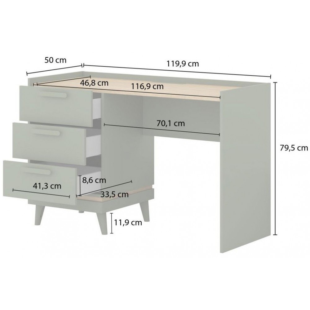 Γραφείο Andi-Πράσινο