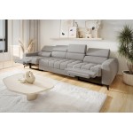 Καναπές Calyra Relax Τετραθέσιος-Γκρι Ανοιχτό 331x97x95