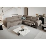 Γωνιακός καναπές Calyra II Relax-Μπεζ-Δεξιά