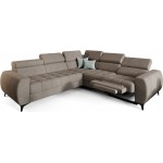 Γωνιακός καναπές Calyra II Relax-Μπεζ-Δεξιά