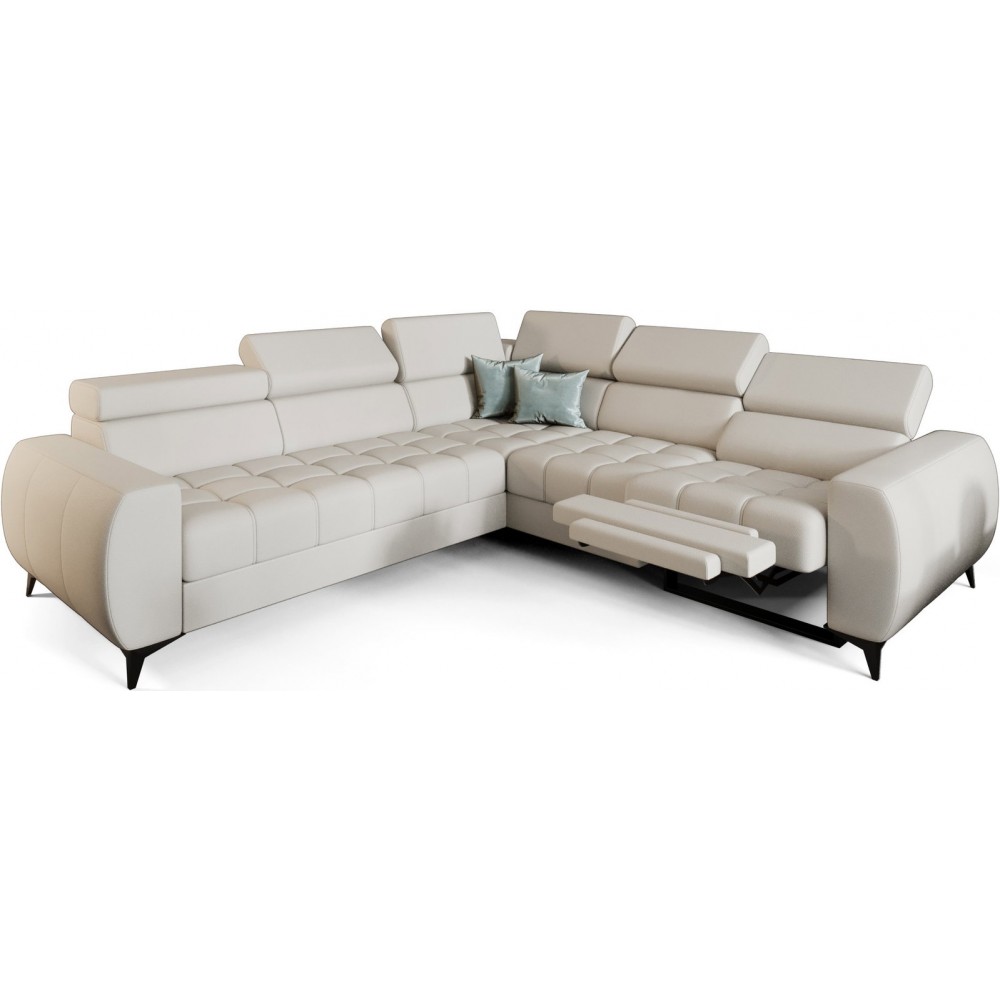 Γωνιακός καναπές Calyra II Relax Lthr 255x258x95
