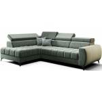 Γωνιακός καναπές Calyra Mini-Αριστερή-Πράσινο