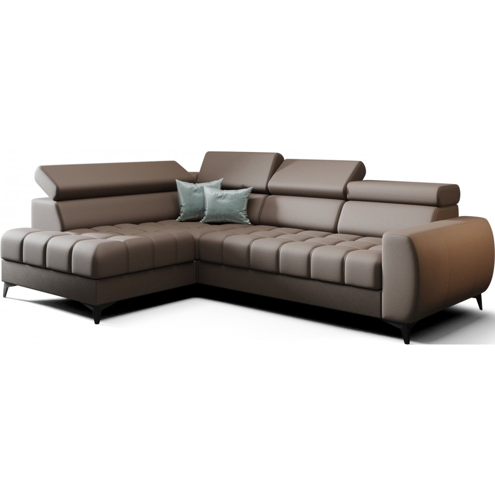 Γωνιακός καναπές Calyra Mini Lthr 255x170x95