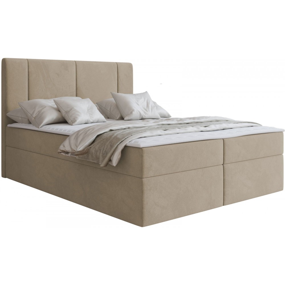Επενδυμένο Κρεβάτι Michelle-140 x 200-Μπεζ